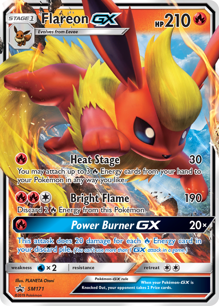 Flareon GX (SM171) [Sun & Moon: Black Star Promos] | Eastridge Sports Cards & Games