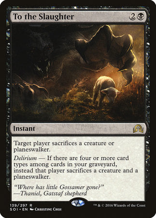 To the Slaughter [Shadows over Innistrad] | Eastridge Sports Cards & Games