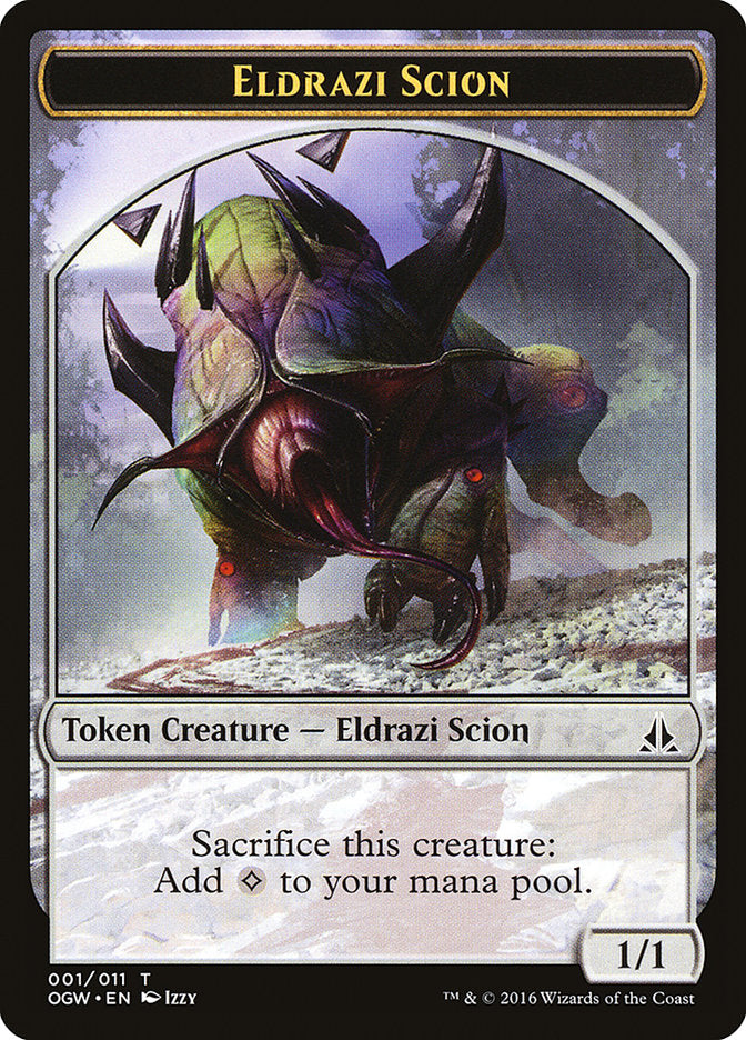 Eldrazi Scion (001/011) [Oath of the Gatewatch Tokens] | Eastridge Sports Cards & Games