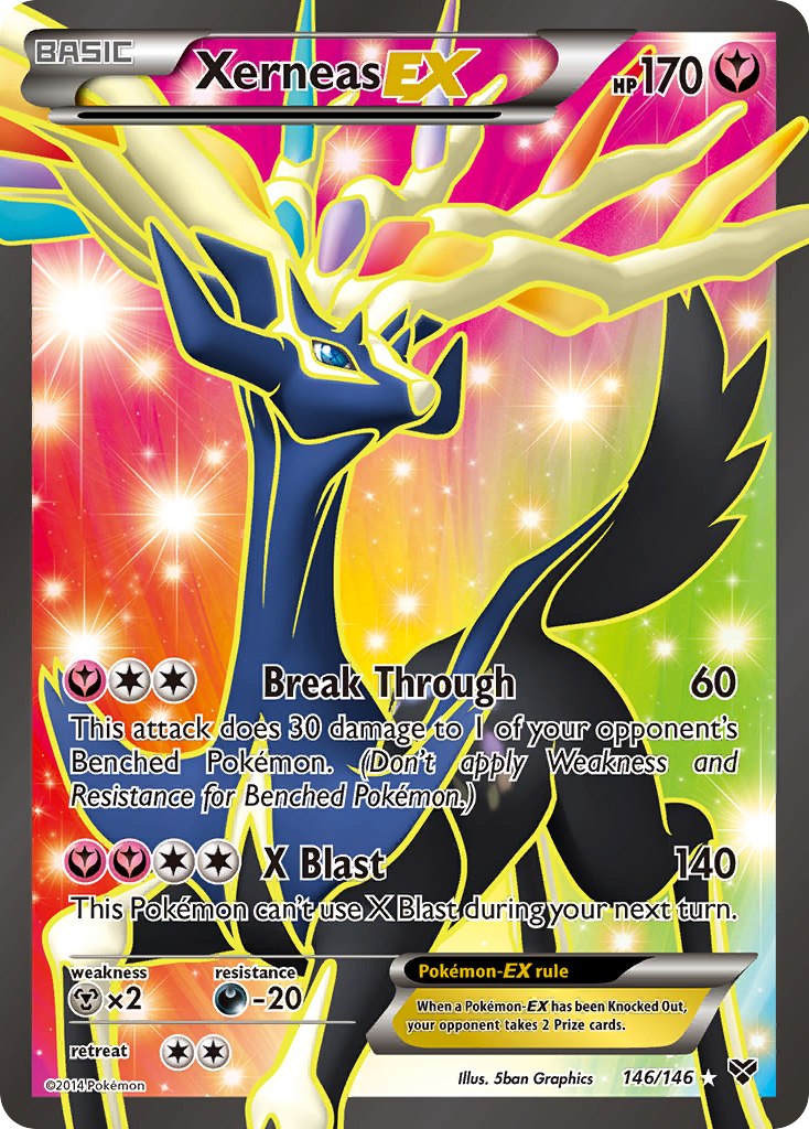 Xerneas EX (146/146) [XY: Base Set] | Eastridge Sports Cards & Games