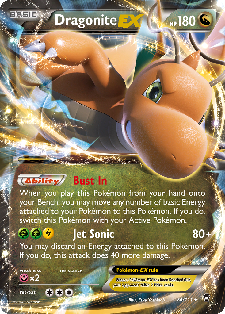 Dragonite EX (74/111) [XY: Furious Fists] | Eastridge Sports Cards & Games