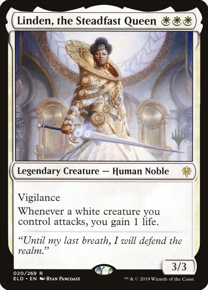 Linden, the Steadfast Queen (Promo Pack) [Throne of Eldraine Promos] | Eastridge Sports Cards & Games
