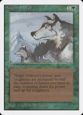 Aspect of Wolf [Unlimited Edition] | Eastridge Sports Cards & Games