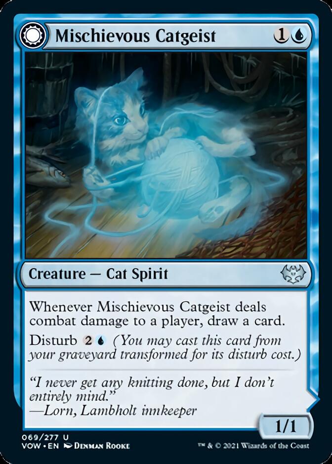 Mischievous Catgeist // Catlike Curiosity [Innistrad: Crimson Vow] | Eastridge Sports Cards & Games