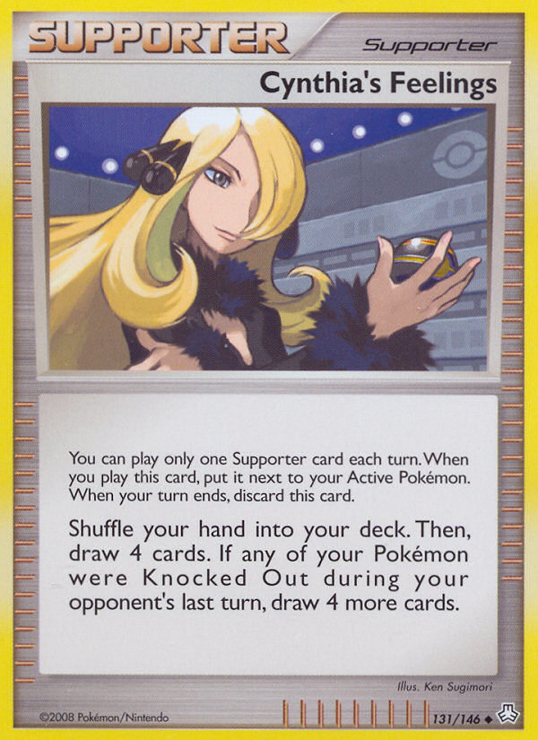 Cynthia's Feelings (131/146) [Diamond & Pearl: Legends Awakened] | Eastridge Sports Cards & Games