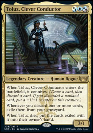 Toluz, Clever Conductor (Promo Pack) [Streets of New Capenna Promos] | Eastridge Sports Cards & Games