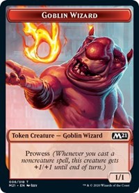 Goblin Wizard // Treasure Double-sided Token [Core Set 2021 Tokens] | Eastridge Sports Cards & Games