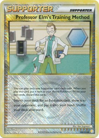 Professor Elm's Training Method (100/123) (League Promo) [HeartGold & SoulSilver: Base Set] | Eastridge Sports Cards & Games