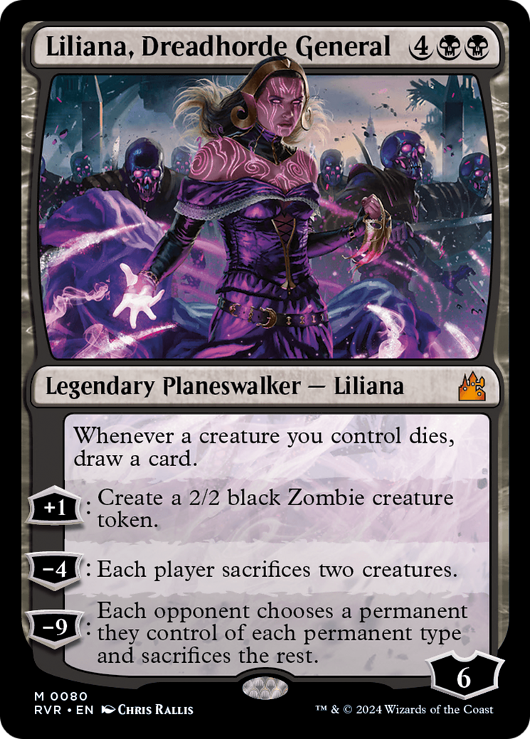 Liliana, Dreadhorde General [Ravnica Remastered] | Eastridge Sports Cards & Games