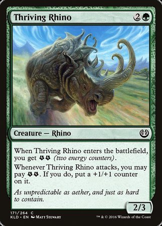 Thriving Rhino [Kaladesh] | Eastridge Sports Cards & Games