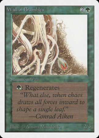Wall of Brambles [Unlimited Edition] | Eastridge Sports Cards & Games