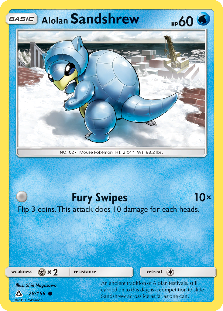 Alolan Sandshrew (28/156) [Sun & Moon: Ultra Prism] | Eastridge Sports Cards & Games