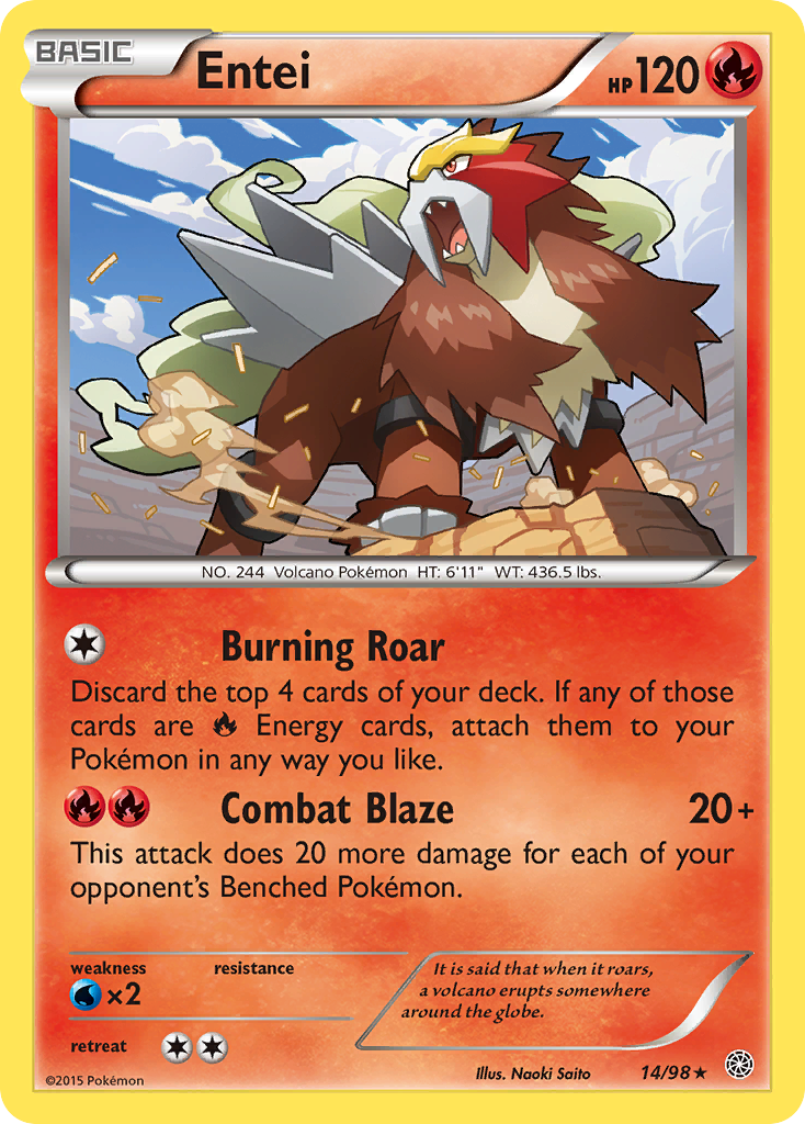 Entei (14/98) [XY: Ancient Origins] | Eastridge Sports Cards & Games