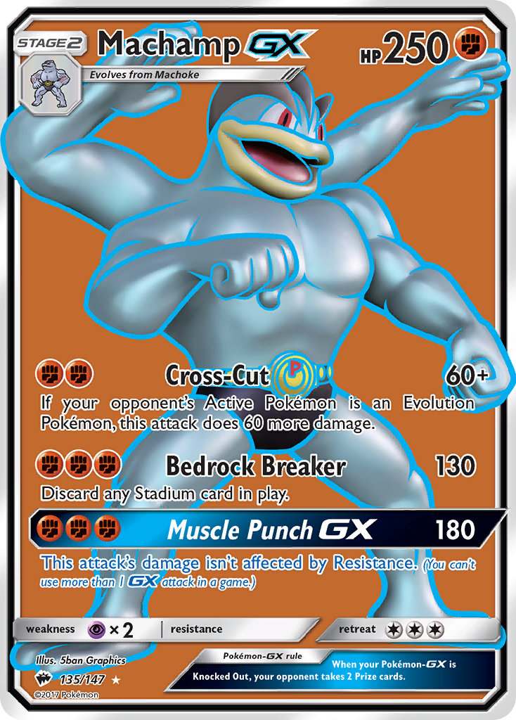 Machamp GX (135/147) [Sun & Moon: Burning Shadows] | Eastridge Sports Cards & Games