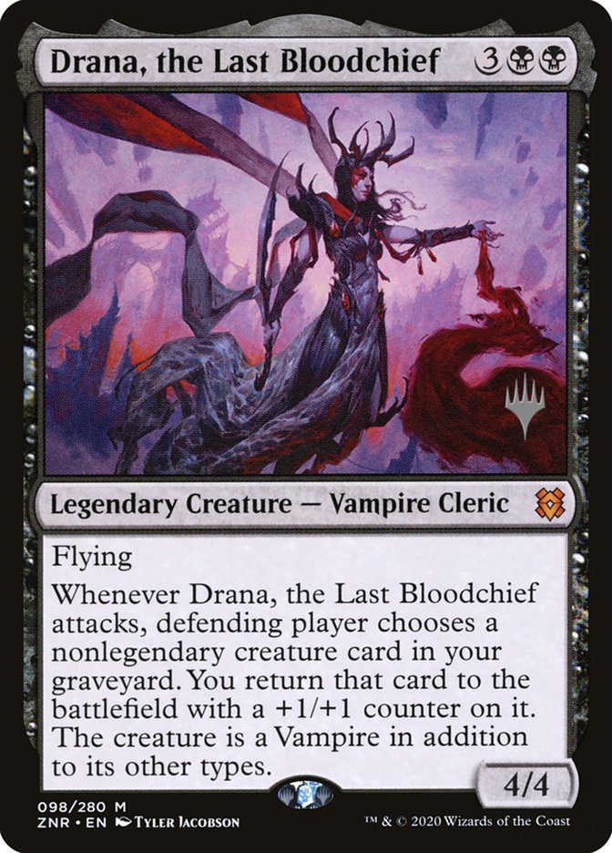 Drana, the Last Bloodchief (Promo Pack) [Zendikar Rising Promos] | Eastridge Sports Cards & Games