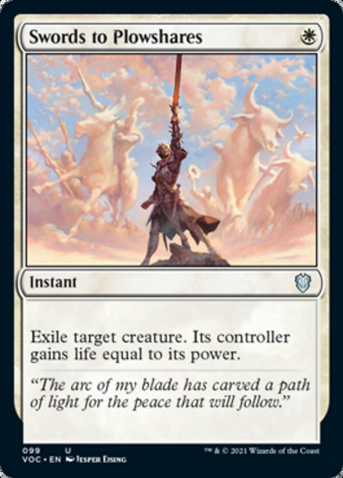 Swords to Plowshares [Innistrad: Crimson Vow Commander] | Eastridge Sports Cards & Games