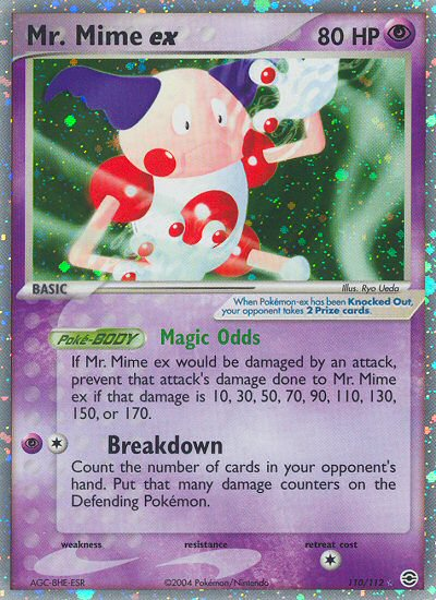 Mr. Mime ex (110/112) [EX: FireRed & LeafGreen] | Eastridge Sports Cards & Games