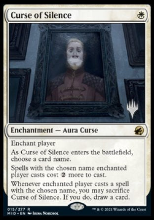 Curse of Silence (Promo Pack) [Innistrad: Midnight Hunt Promos] | Eastridge Sports Cards & Games