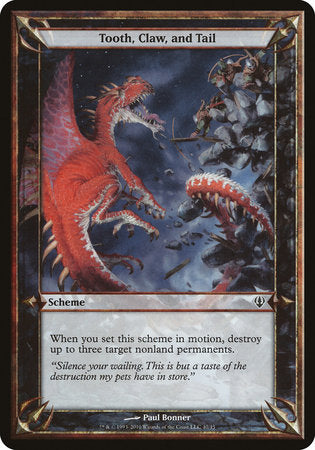 Tooth, Claw, and Tail (Archenemy) [Archenemy Schemes] | Eastridge Sports Cards & Games