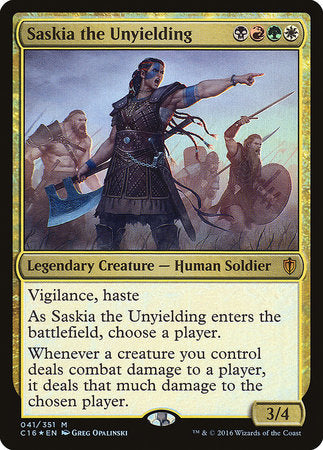 Saskia the Unyielding [Commander 2016] | Eastridge Sports Cards & Games