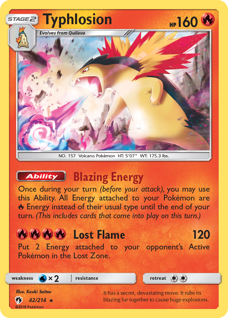 Typhlosion (42/214) [Sun & Moon: Lost Thunder] | Eastridge Sports Cards & Games
