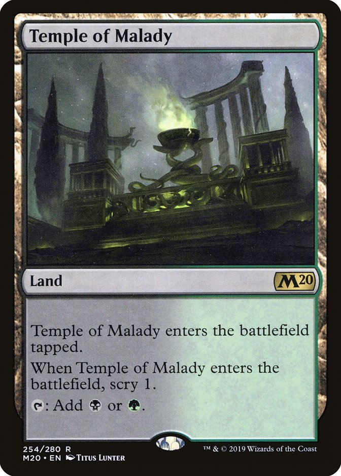 Temple of Malady [Core Set 2020] | Eastridge Sports Cards & Games