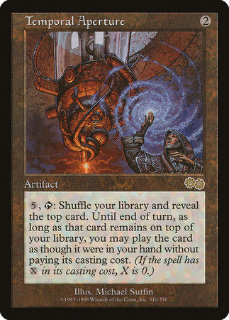 Temporal Aperture [Urza's Saga] | Eastridge Sports Cards & Games