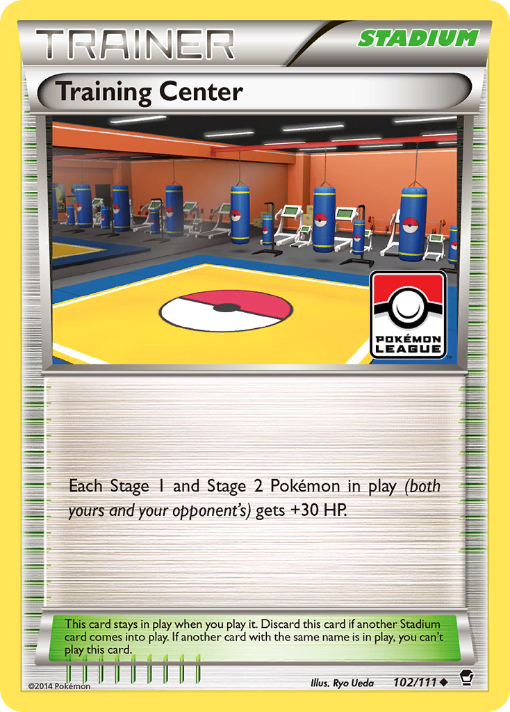 Training Center (102/111) [XY: Furious Fists] | Eastridge Sports Cards & Games