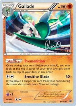 Gallade (84/162) (Infinite Force - Diego Cassiraga) [World Championships 2017] | Eastridge Sports Cards & Games