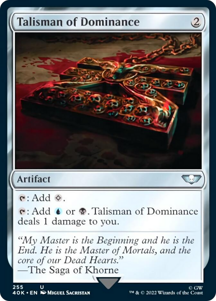 Talisman of Dominance (255) (Surge Foil) [Universes Beyond: Warhammer 40,000] | Eastridge Sports Cards & Games