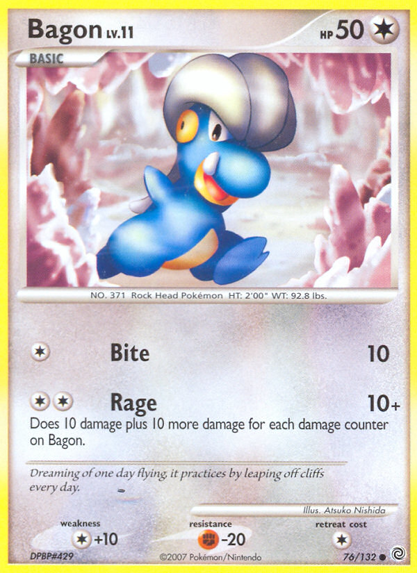 Bagon (76/132) [Diamond & Pearl: Secret Wonders] | Eastridge Sports Cards & Games