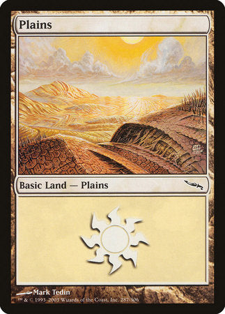 Plains (287) [Mirrodin] | Eastridge Sports Cards & Games