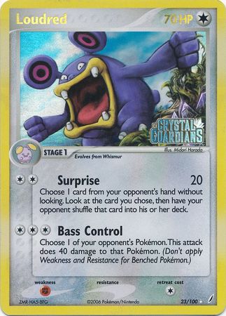 Loudred (23/100) (Stamped) [EX: Crystal Guardians] | Eastridge Sports Cards & Games