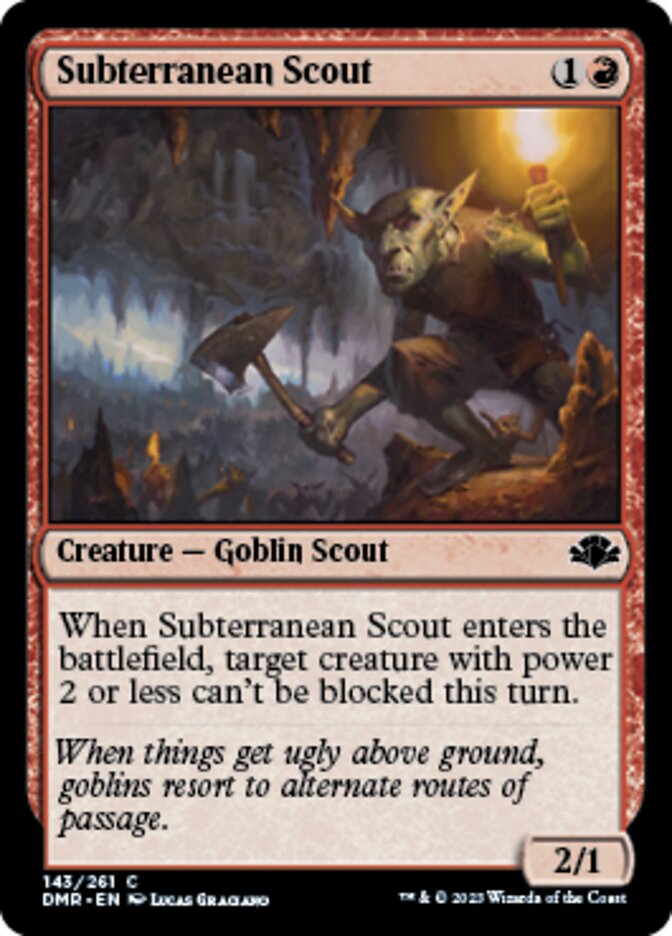 Subterranean Scout [Dominaria Remastered] | Eastridge Sports Cards & Games