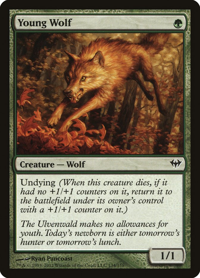 Young Wolf [Dark Ascension] | Eastridge Sports Cards & Games