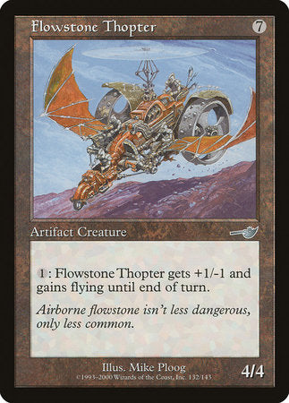 Flowstone Thopter [Nemesis] | Eastridge Sports Cards & Games