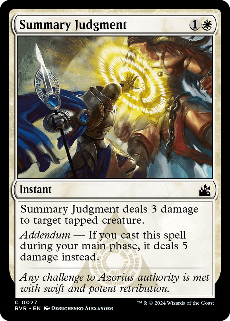 Summary Judgment [Ravnica Remastered] | Eastridge Sports Cards & Games