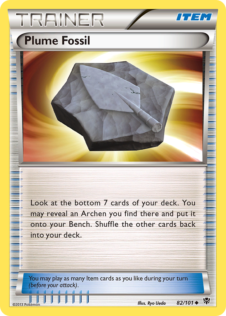Plume Fossil (82/101) [Black & White: Plasma Blast] | Eastridge Sports Cards & Games