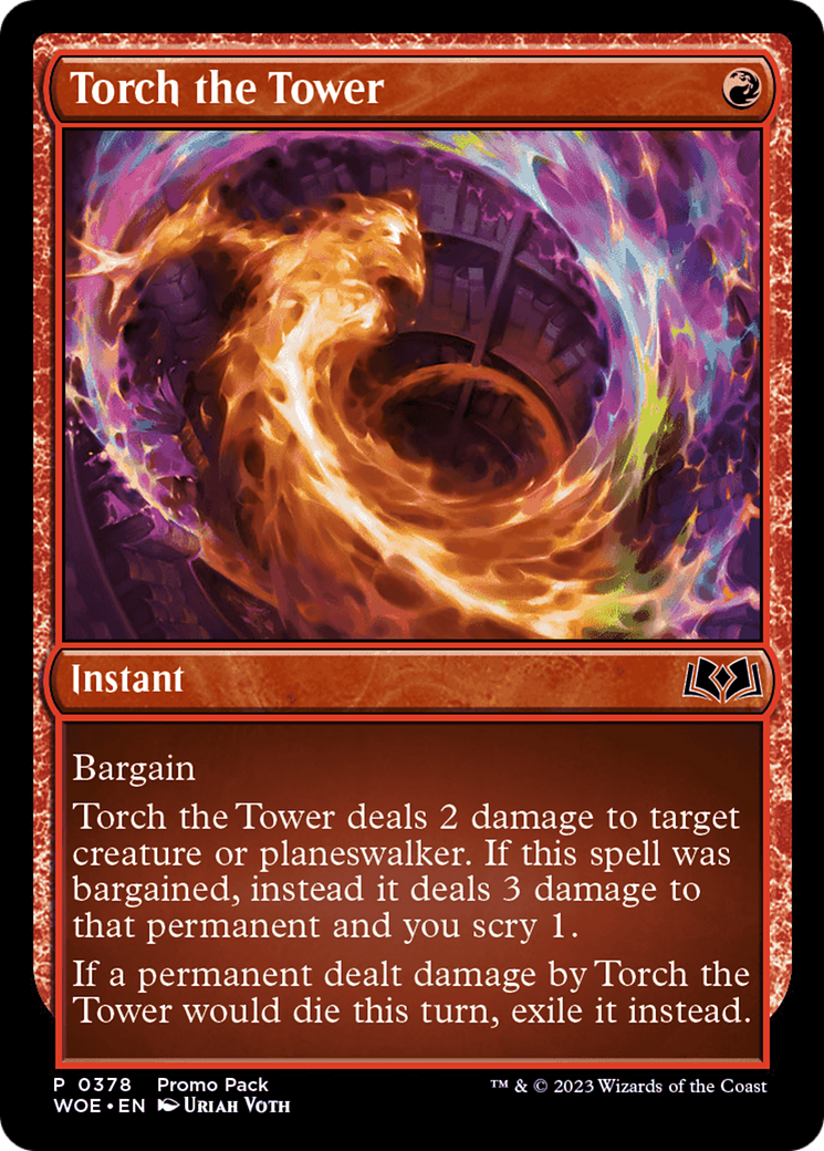 Torch the Tower (Promo Pack) [Wilds of Eldraine Promos] | Eastridge Sports Cards & Games