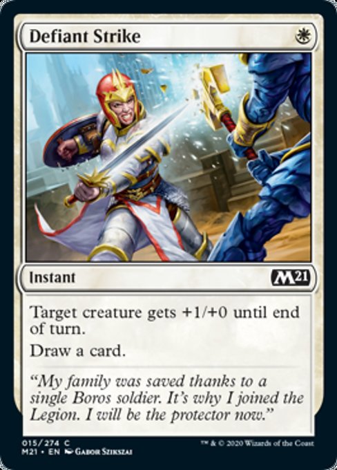 Defiant Strike [Core Set 2021] | Eastridge Sports Cards & Games