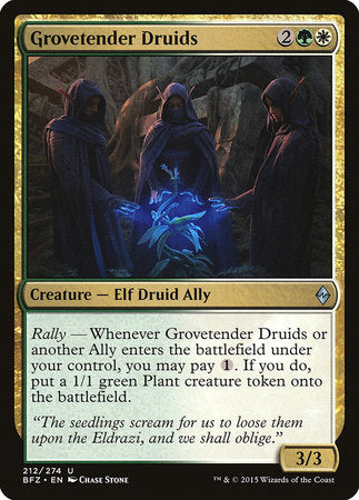 Grovetender Druids [Battle for Zendikar] | Eastridge Sports Cards & Games