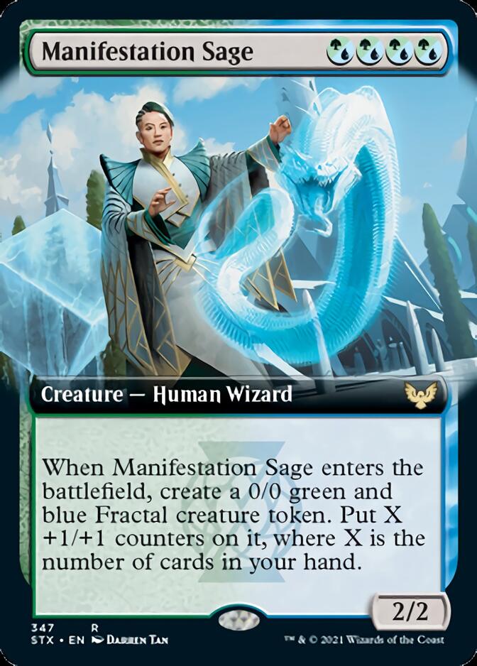 Manifestation Sage (Extended) [Strixhaven: School of Mages] | Eastridge Sports Cards & Games