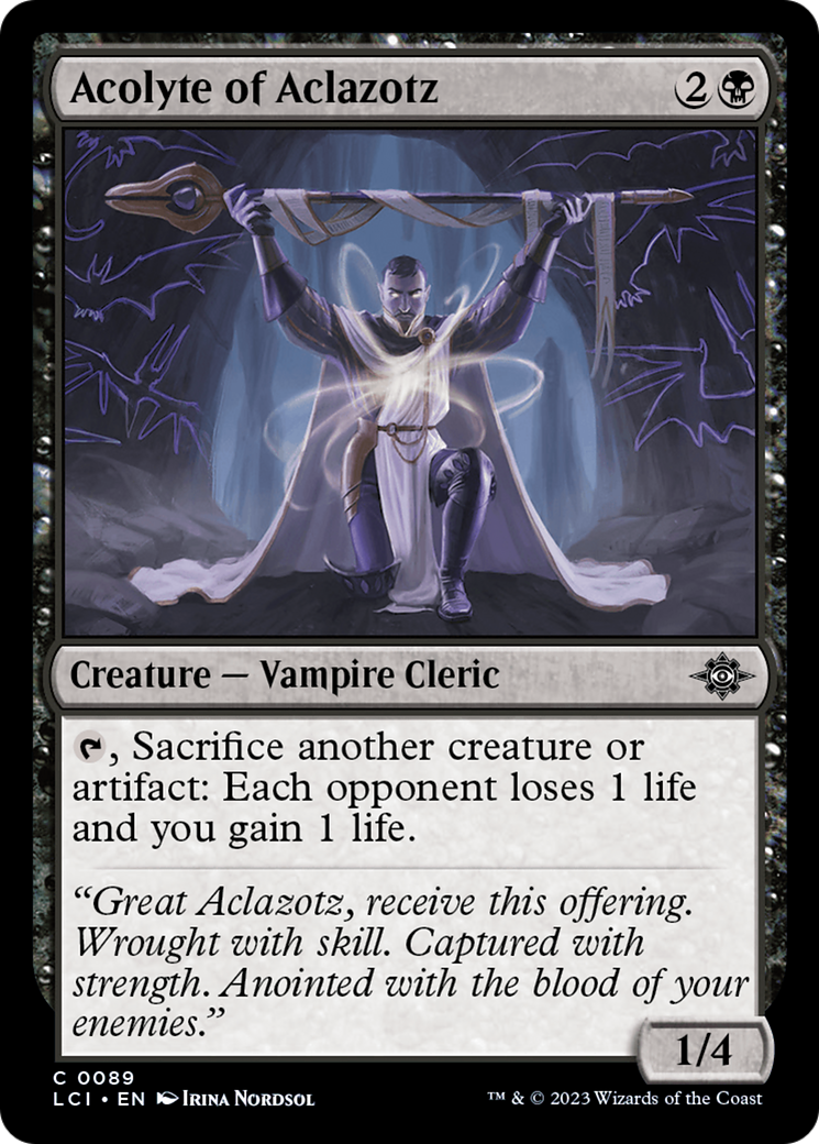 Acolyte of Aclazotz [The Lost Caverns of Ixalan] | Eastridge Sports Cards & Games