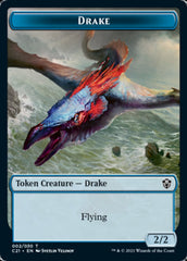 Drake // Elemental (002) Token [Commander 2021 Tokens] | Eastridge Sports Cards & Games
