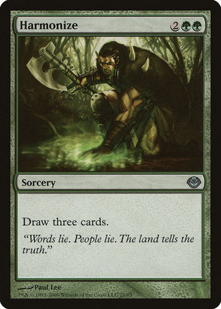 Harmonize [Duel Decks: Garruk vs. Liliana] | Eastridge Sports Cards & Games
