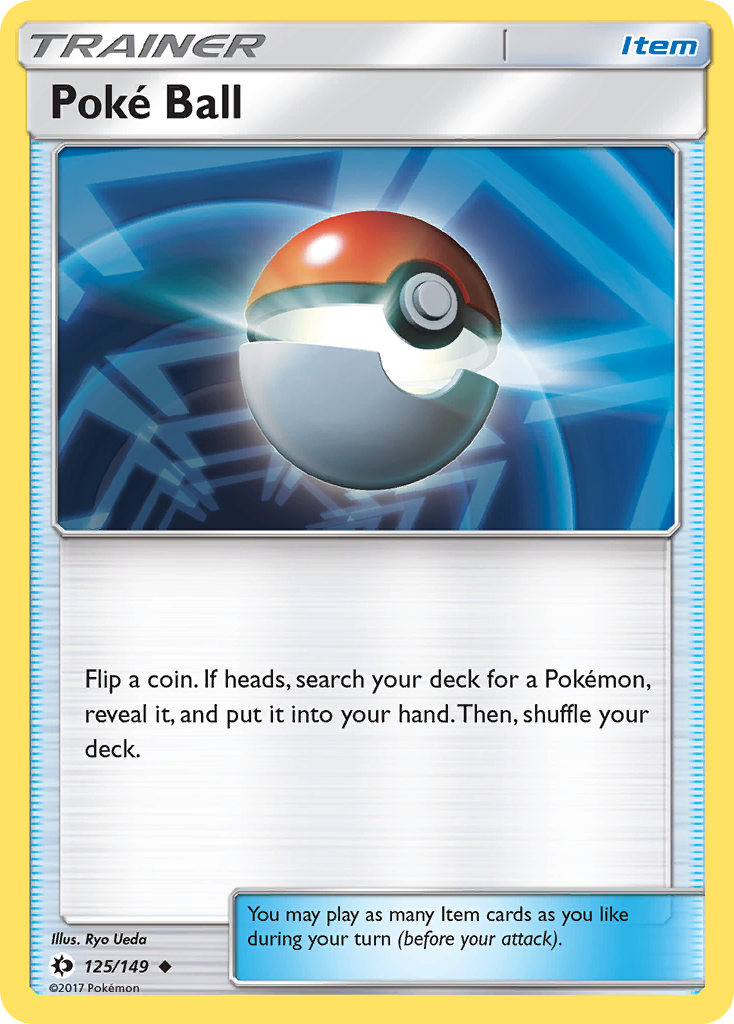 Poke Ball (125/149) [Sun & Moon: Base Set] | Eastridge Sports Cards & Games