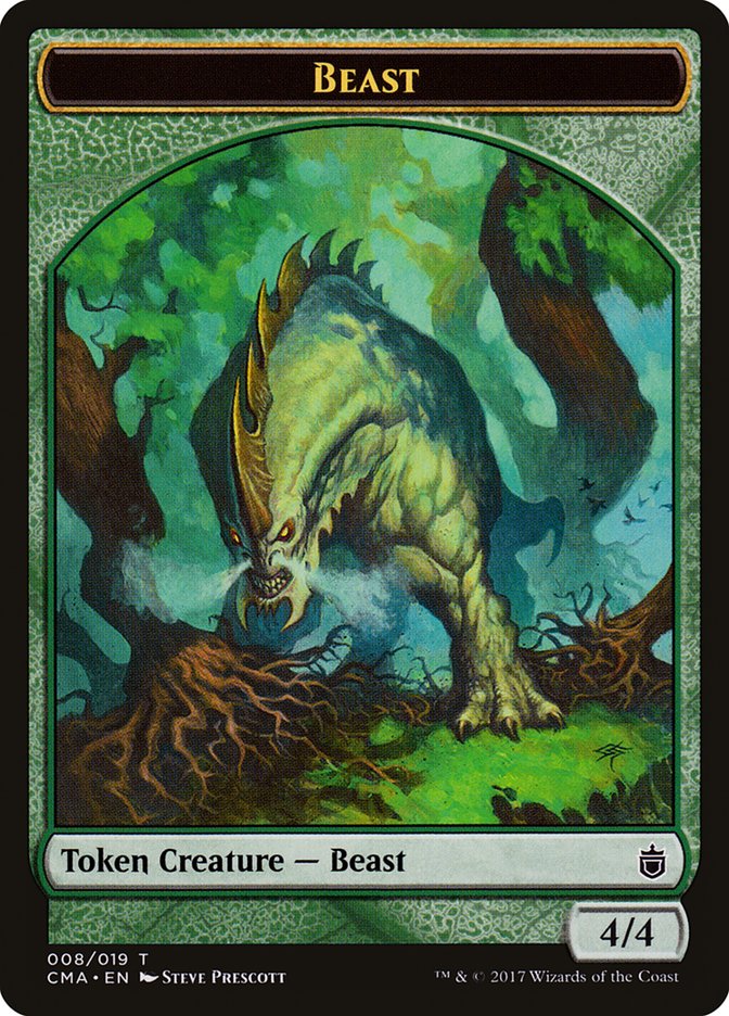 Beast (008/019) [Commander Anthology Tokens] | Eastridge Sports Cards & Games