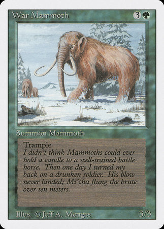 War Mammoth [Revised Edition] | Eastridge Sports Cards & Games