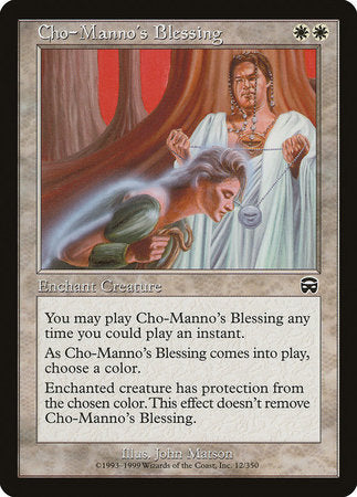 Cho-Manno's Blessing [Mercadian Masques] | Eastridge Sports Cards & Games