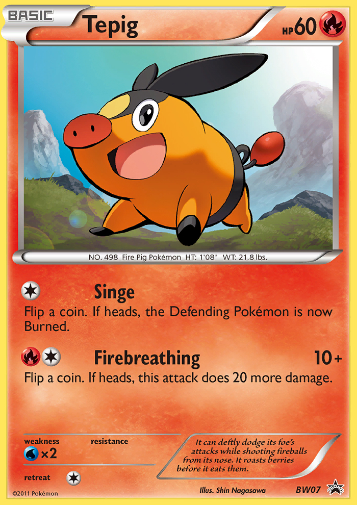 Tepig (BW07) [Black & White: Black Star Promos] | Eastridge Sports Cards & Games